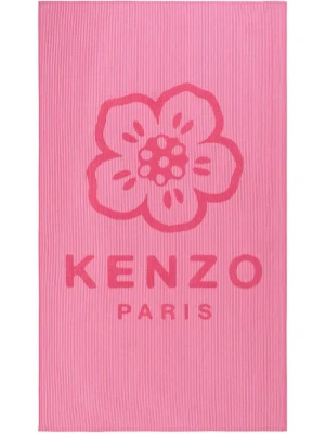 Kenzo ręcznik plażowy K HANKO Fluo 90 x 160 cm kolor różowy