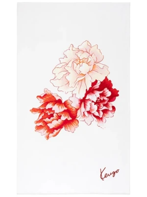Kenzo ręcznik plażowy K PEONY 100 x 170 cm kolor biały