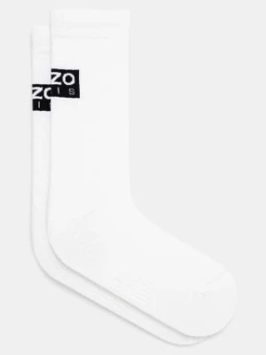 Kenzo skarpetki Sports Cable Socks męskie kolor biały FE68SU131KSB.02