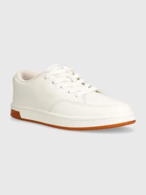 Kenzo sneakersy skórzane Dome Low Top Sneakers kolor biały FD65SN061L53.02