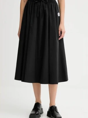 Kenzo spódnica kolor czarny midi rozkloszowana FF62JU3169FI
