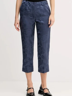 Kenzo spodnie z domieszką lnu