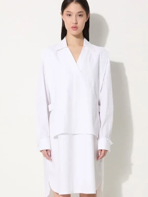 Kenzo sukienka bawełniana Oxford Knee Shirting Dress