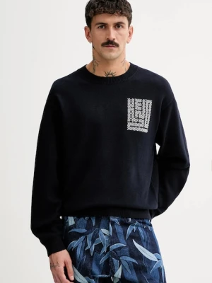 Kenzo sweter wełniany Kamon