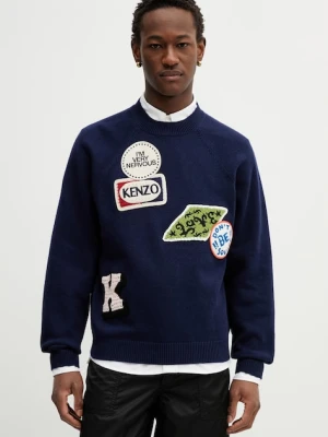 Kenzo sweter z dodatkiem wełny