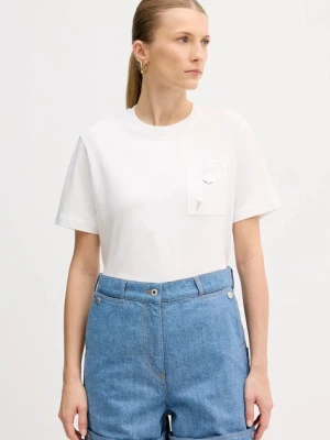 Kenzo t-shirt bawełniany damski kolor biały FF52TS1504SG.02