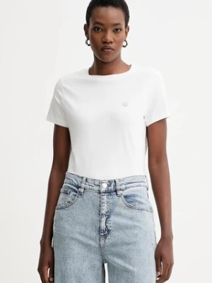 Kenzo t-shirt bawełniany damski kolor biały FF62TS2584SO