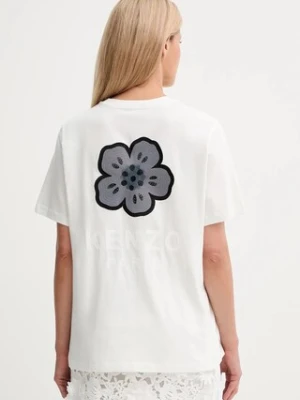 Kenzo t-shirt bawełniany damski kolor biały FF62TS5564SG
