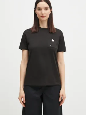 Kenzo t-shirt bawełniany damski kolor czarny FF52TS1504SG.99J