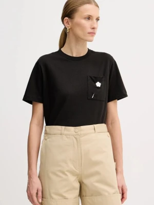 Kenzo t-shirt bawełniany damski kolor czarny FF52TS1504SG.99J