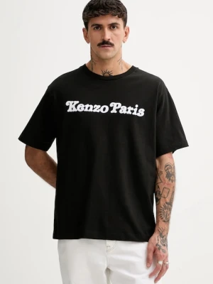 Kenzo t-shirt bawełniany x Verdy męski kolor czarny z nadrukiem FF55TS4994SG.99J