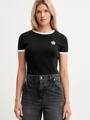 Kenzo t-shirt damski kolor czarny FF52TS1564SJ