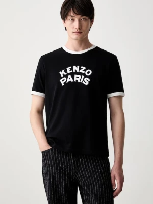Kenzo T-shirt męski bawełniany czarny