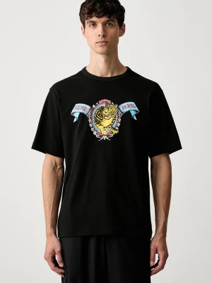 Kenzo T-shirt męski bawełniany czarny