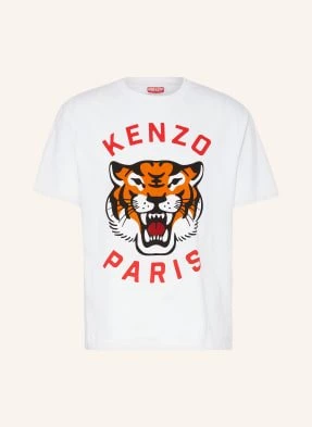 Kenzo T-Shirt Tiger weiss