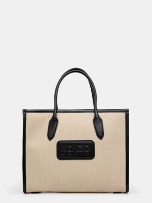 Kenzo torebka 18 Large Tote Bag kolor beżowy FE52SA211B01.99