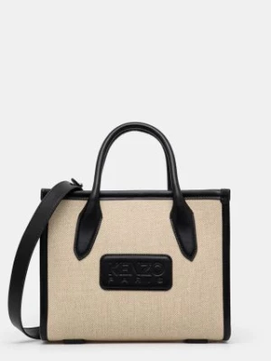 Kenzo torebka 18 Small Tote Bag kolor beżowy FE52SA210B01.99