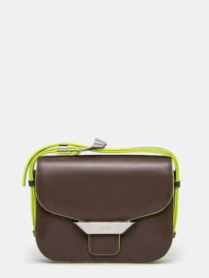 Kenzo torebka skórzana kolor brązowy FF52SA318L3B.10