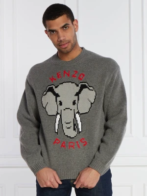 Kenzo Wełniany sweter | Comfort fit