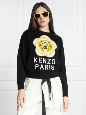 Kenzo Wełniany sweter | Regular Fit