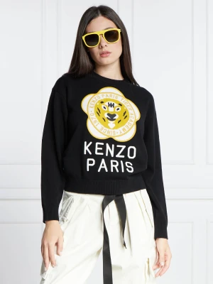 Kenzo Wełniany sweter | Regular Fit
