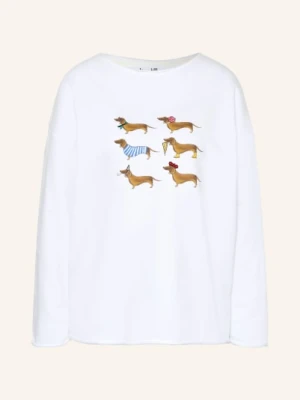 Kera Till Bluza Nierozpinana Dackel weiss