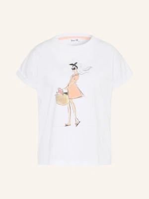 Kera Till T-Shirt Frau Im Kleid weiss