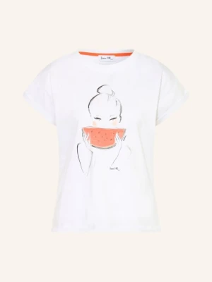 Kera Till T-Shirt Frau Im Kleid weiss