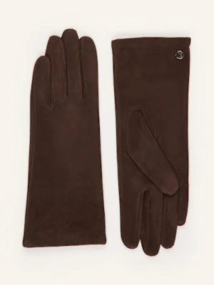 Kessler Rękawiczki Skórzane Ava Z Kaszmirem braun