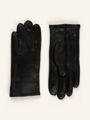 Kessler Skórzane Rękawiczki Millie Umożliwiające Obsługę Ekranów Dotykowych schwarz