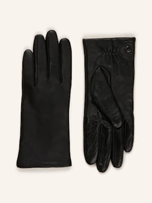 Kessler Skórzane Rękawiczki Umożliwiające Obsługę Ekranów Dotykowych schwarz