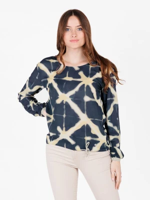 KEY LARGO Bluzka "Java" w kolorze granatowo-żółtym rozmiar: M