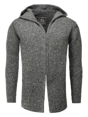 KEY LARGO Kardigan "Terry" w kolorze ciemnoszarym rozmiar: S