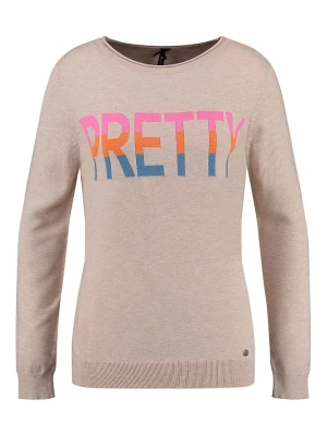 KEY LARGO Sweter "Pretty" w kolorze beżowym rozmiar: XL