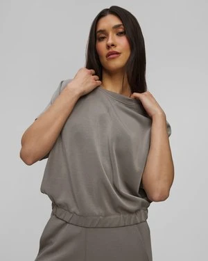 Zdjęcie produktu Khaki Bluza Damska Z Krótkim Rękawem Deha Zielony