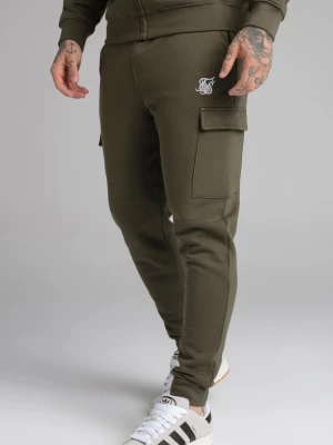 Khaki jogger męski Essential cargo SikSilk