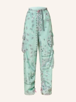 Khrisjoy Bojówki Z Cekinami gruen