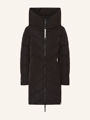 Khujo Płaszcz Pikowany darka2 schwarz
