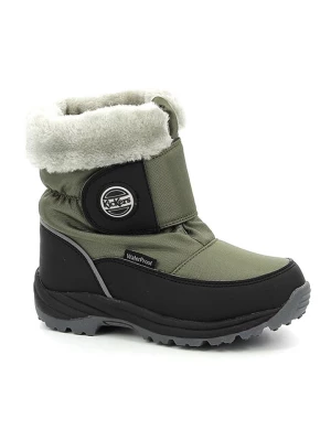 Kickers Kozaki zimowe "Jumpsnow" w kolorze khaki rozmiar: 21