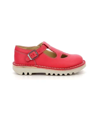 Kickers Skórzane baleriny "Kick Mary Jane" w kolorze czerwonym rozmiar: 30