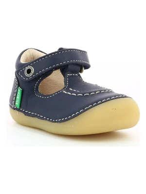 Kickers Skórzane buty "Salome" w kolorze granatowym do nauki chodzenia rozmiar: 19