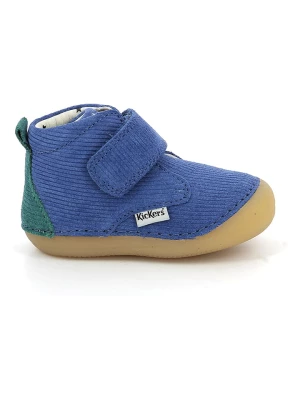 Kickers Skórzane sneakersy "Sabio X Bonton" w kolorze niebiesko-zielonym rozmiar: 18