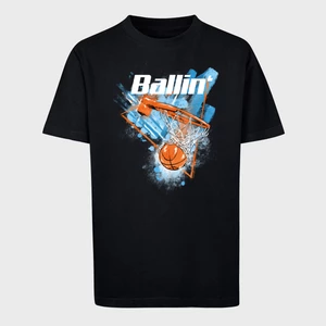 Kids Blue Ballin' Tee black, marki Mister Tee - KidsApparel, w kolorze Czarny, rozmiar 134/140