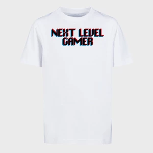 Kids Next Level Gamer Tee white, marki Mister Tee - KidsApparel, w kolorze Biały, rozmiar 134/140