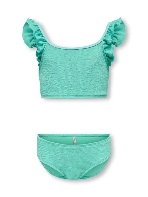 KIDS ONLY Bikini "Wave" w kolorze turkusowym rozmiar: 134/140