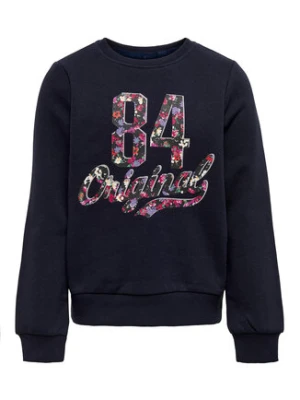 Kids ONLY Bluza Lena 15271439 Granatowy Regular Fit