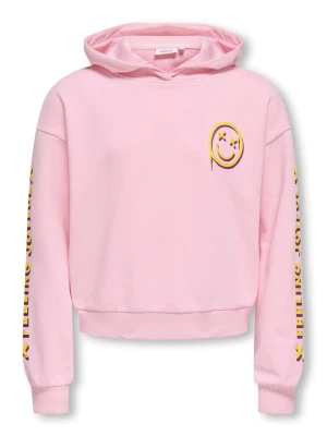 KIDS ONLY Bluza "Smile" w kolorze jasnoróżowym rozmiar: 122/128