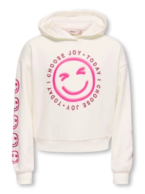 KIDS ONLY Bluza "Smile" w kolorze kremowym rozmiar: 122 / 128