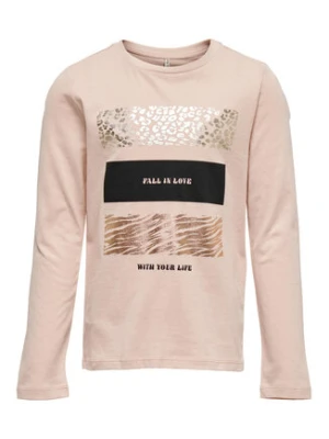 Kids ONLY Bluzka Linsa 15279218 Różowy Regular Fit