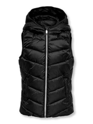 Kids ONLY Kamizelka 15306419 Czarny Regular Fit
